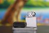 BẬT LỬA ZIPPO SƠN TĨNH ĐIỆN EMBLEM LOGO KỶ NIỆM 60 NĂM THÀNH LẬP HÃNG ĐỜI VIII NĂM 1992 ZL189
