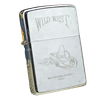 BẬT LỬA ZIPPO CHROME BÓNG CHỦ ĐỀ WILD WEST MŨ DÂY CAO BỒI ĐỜI VI NĂM 1990 ZL194