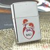 BẬT LỬA ZIPPO CHROME BÓNG TRƠN ĐỜI XV NĂM 1999 ZL197