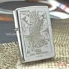 BẬT LỬA ZIPPO CHROME BÓNG CHỦ ĐỀ ĐẠI BÀNG ĐỜI X NĂM 1994 ZL202
