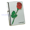 BẬT LỬA ZIPPO CHROME BÓNG SƠN HẤP NHIỆT CHỦ ĐỀ BÔNG HỒNG ĐỜI XVI NĂM 2000 ZL208
