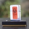 BẬT LỬA ZIPPO CHROME BÓNG EMBLEM HÃNG BIA ĐỜI XIV NĂM 1998 ZL21