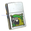 BẬT LỬA ZIPPO CHROME BÓNG SƠN HẤP NHIỆT CHỦ ĐỀ ĐẦU VẸT ĐỜI XIV NĂM 1998 ZL211