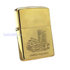 BẬT LỬA ZIPPO BRASS MẠ VÀNG ĂN MÒN CHỦ ĐỀ NHÀ QUỐC HỘI MỸ ĐỜI IX NĂM 1993 ZL236