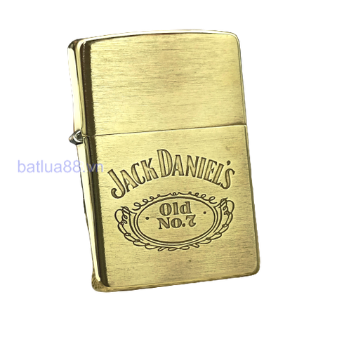 BẬT LỬA ZIPPO BRASS ĂN MÒN CHỦ ĐỀ RƯỢU JACK DANIELS ĐỜI X NĂM 1994 ZL239