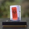 BẬT LỬA ZIPPO CHROME BÓNG SƠN HẤP NHIỆT CHỦ ĐỀ MÁY BAY ĐỜI IX NĂM 1993 ZL26