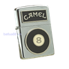 BẬT LỬA ZIPPO CHROME CHỦ ĐỀ BI-A SỐ 8 CAMEL ĐỜI X LA MÃ SẢN XUẤT NĂM 1994 - ZL266