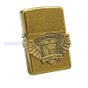 BẬT LỬA ZIPPO BRASS ĐỒNG CỔ EMBLEM ĐAI LOGO CAMEL ZIPPO ĐỜI XII LA MÃ SẢN XUẤT NĂM 1996 - ZL267