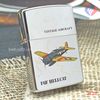BẬT LỬA ZIPPO CHROME BÓNG SƠN HẤP NHIỆT CHỦ ĐỀ MÁY BAY ĐỜI IX NĂM 1993 ZL26