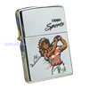 BẬT LỬA ZIPPO CHROME BÓNG SƠN HẤP NHIỆT CHỦ ĐỀ THỂ THAO ĐÁNH GOLF ĐỜI XIV NĂM 1998 ZL27