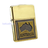 BẬT LỬA ZIPPO BRASS EMBLEM CHỦ ĐỀ AUSTRALIA ĐỜI IX LA MÃ SẢN XUẤT NĂM 1993 - ZL272