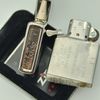 BẬT LỬA ZIPPO CỐT ĐỒNG MẠ BẠC ĐỜI XII NĂM 1996 - ZL275