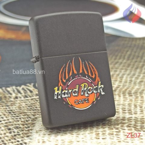 BẬT LỬA ZIPPO SƠN TĨNH ĐIỆN HARDROCK CAFE ĐỜI XII NĂM 1996 ZL37