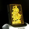 Bật Lửa Zippo Đồng Khối Phủ Sơn Emblem Dát Vàng Chính Hãng Đời XIII La Mã Năm 1997 ZL437