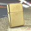 BẬT LỬA ZIPPO BRASS MẠ VÀNG TRƠN ĐỜI XIV NĂM 1998 ZL45
