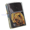 BẬT LỬA ZIPPO CHROME BÓNG SƠN HẤP NHIỆT CHỦ ĐỀ ĐẦU GẤU ĐỜI XV NĂM 1999 ZL48