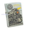 BẬT LỬA ZIPPO CHROME BÓNG SƠN HẤP NHIỆT CHỦ ĐỀ ĐẦU MÁY XE LỬA ĐỜI XV NĂM 1999 ZL55
