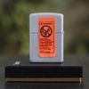BẬT LỬA ZIPPO CHROME BÓNG SƠN HẤP NHIỆT CHỦ ĐỀ ĐẦU MÁY XE LỬA ĐỜI XV NĂM 1999 ZL55