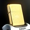 Bật Lửa Zippo Mạ Vàng Gold Plated Chủ Đề Camel Hoa Văn Hiếm Gặp Đời XII La Mã SX Năm 1996 ZL572