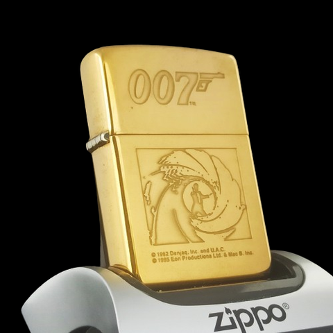 Bật Lửa Zippo Đồng Khối Chủ Đề 007 Cực Hiếm Gặp Đời XII La Mã Năm 1996 ZL578