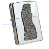 BẬT LỬA ZIPPO CHROME BÓNG CHỦ ĐỀ EMBLEM THỔ DÂN ĐỜI XII NĂM 1996 ZL58