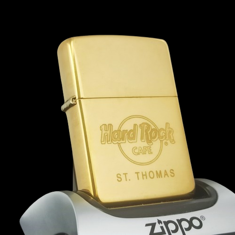 Bật Lửa Zippo Đồng Khối Khắc Ăn Mòn Hiếm Gặp Đời XII La Mã Năm 1996 ZL603