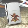 BẬT LỬA ZIPPO CHROME BÓNG SƠN HẤP NHIỆT CHỦ ĐỀ HÃNG BIA ĐỜI VIII NĂM 1997 ZL6