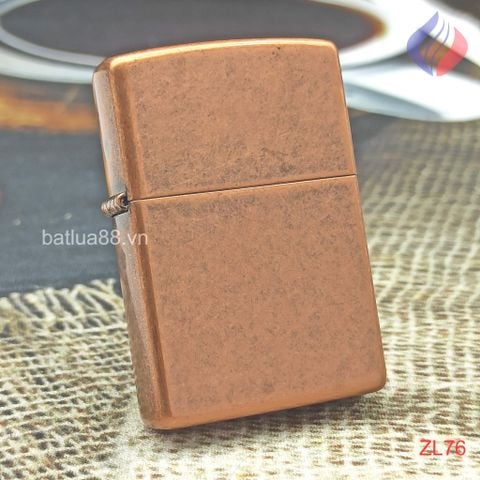 BẬT LỬA ZIPPO ANTIQUE COPPER  ĐỜI XIV LA MÃ NĂM 1998 ZL76