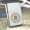 BẬT LỬA ZIPPO CHROME BÓNG CON DẤU TỔNG THỐNG HOA KỲ ĐỜI III NĂM 1987 ZL77