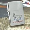 BẬT LỬA ZIPPO CHROME TẦU CHIẾN ĐỜI XIV NĂM 1999 ZL79