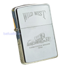 BẬT LỬA ZIPPO CHROME BÓNG CHỦ ĐỀ WILD WEST ĐỜI V NĂM 1989 ZL8