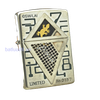 BẬT LỬA ZIPPO MẠ BẠC LIMITED CHỦ ĐỀ BÒ SÁT ĐỜI XIII NĂM 1997 ZL85