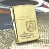 BẬT LỬA ZIPPO BRASS TẦU CHIẾN ĐỜI VIII LA MÃ NĂM 1992 ZL86