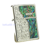 BẬT LỬA ZIPPO KHẢM TRAI HOA VĂN - ZN48