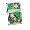 BẬT LỬA ZIPPO MẠ BẠC HOA VĂN KHẢM XÀ CỪ (KHẢM TRAI) HÌNH SAO ZN85