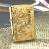 BẬT LỬA ZIPPO XUẤT NHẬT MẠ VÀNG 22K LONG HỔ TRANH CHÂU BẢN LIMITED RẤT HIẾM ĐỜI XII LA MÃ SẢN XUẤT NĂM 1996 - ZN92