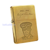 BẬT LỬA ZIPPO VINTAGE BRASS KHÔNG CHẶT GÓC CHỦ ĐỀ TỔNG THỐNG HOA KỲ RẤT HIẾM ĐỜI V LA MÃ SẢN XUẤT 1989 - ZQH11