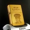 BẬT LỬA ZIPPO VINTAGE BRASS KHÔNG CHẶT GÓC CHỦ ĐỀ TỔNG THỐNG HOA KỲ RẤT HIẾM ĐỜI V LA MÃ SẢN XUẤT 1989 - ZQH11
