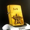 Bật Lửa Zippo Đồng Khối Marlboro Longhorns Đầu Bò Đời VII La Mã Năm 1991 Cực Hiếm ZQH128
