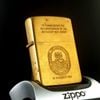 Bật Lửa Zippo Đồng Khối Chu Niên 1932 - 1984 Chủ Đề Tầu Chiến2 Mặt BB62  Cực Hiếm Gặp Sản Xuất Năm 1984 ZQH137