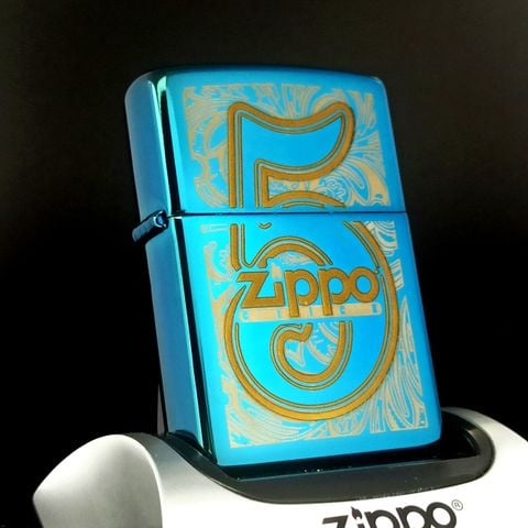 Bật Lửa Zippo Venetian ZIPPO CLICK 5TH ANNIVERSARY Cực Hiếm Trên Thế Giới Năm 2007 ZQH66