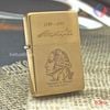 ZIPPO VINTAGE BRASS KHÔNG CHẶT GÓC CHỦ ĐỀ TỔNG THỐNG HOA KỲ RẤT HIẾM ĐỜI V LA MÃ SẢN XUẤT 1989 - ZQH9