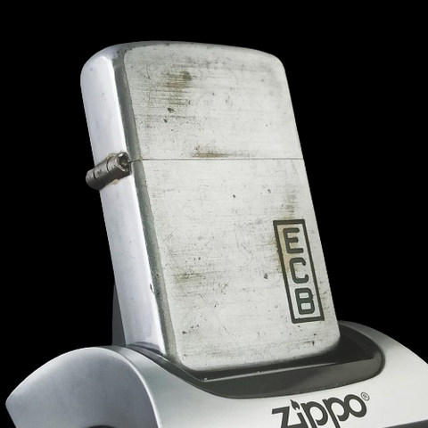 Bật Lửa Zippo Cổ 3 Chấu Vỏ Ruột Niken  ( full Nikel ) Đời Mộc Đáy 3 Hàng Chữ Năm 1947 Đã Qua Sử Dụng Cực Hiếm ZQHU69