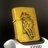 Bật Lửa Zippo Đồng Khối Emblem Marlboro Rất Hiếm Giá Trị Sưu Tầm Cao Đời XV La Mã Đã Qua Sử Dụng Năm 1999 ZQHU81