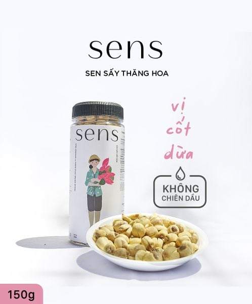  SENS - Sen Sấy Thăng Hoa, vị Cốt Dừa (Hũ 150g) 