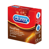  Bao Cao Su Durex Real Feel , Hộp 03 Cái, Siêu Mỏng, Không Mùi Cao Su 