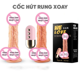  DV Giả Hít Tường We Love Lilo Spark Wand Có ĐK Từ Xa, Xoay 360 Nhiều Chế Độ Rung, Silicone Mềm Mại Chân Thật 