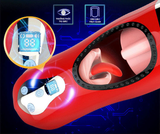  Cốc ÂĐ Masturbation Cup Đỏ, Nhiều Chế Độ Hút Rung, Lưỡi Liếm Mút Mềm 5D, Rên La Nhiều Kiểu,Sưởi Ấm 