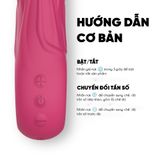  DV Giả Jumpo Lux Gspot Tay Cầm Lổ, Nhiều Chế Độ, Silicon Siêu Mềm Cao Cấp  Sạc Điện 