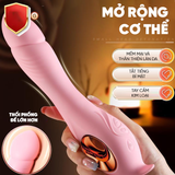  Máy Rung Massage Bơm Hơi Nhiều Chế Độ Khoá Tay Màu Tím Cao Cấp Mềm Mại 